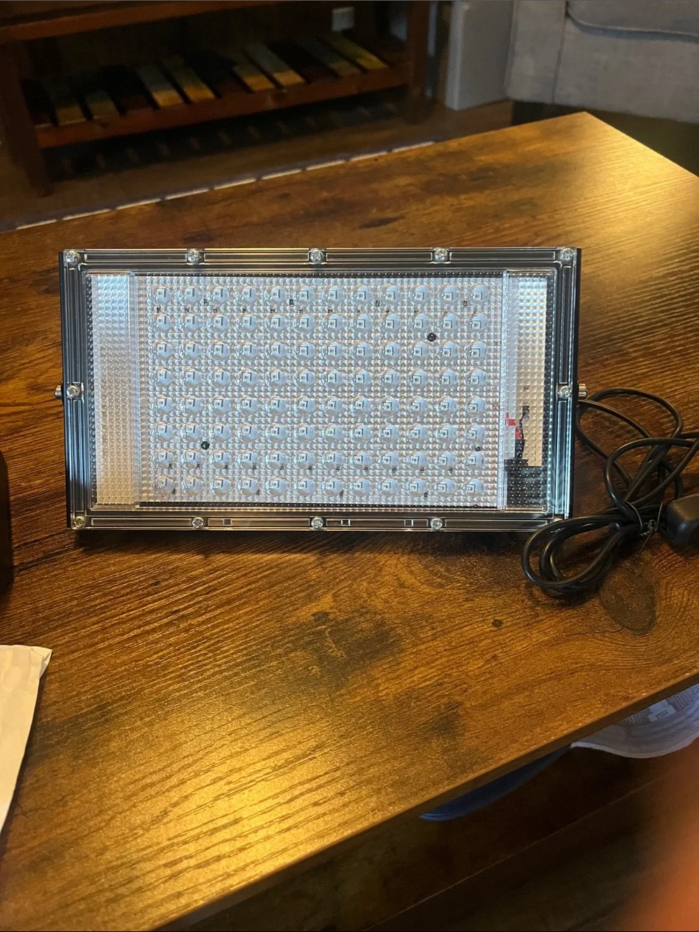Clear LED Video Light Panel - Black Housing